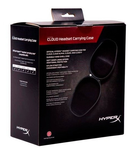 Funda Estuche Hyperx Para Auriculares Cloud Family