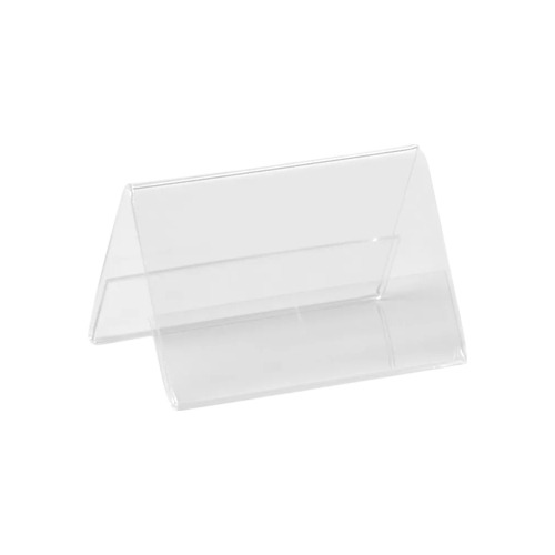 Porta Precio Bifaz Simil Acrílico A8 (52x74 Mm.)
