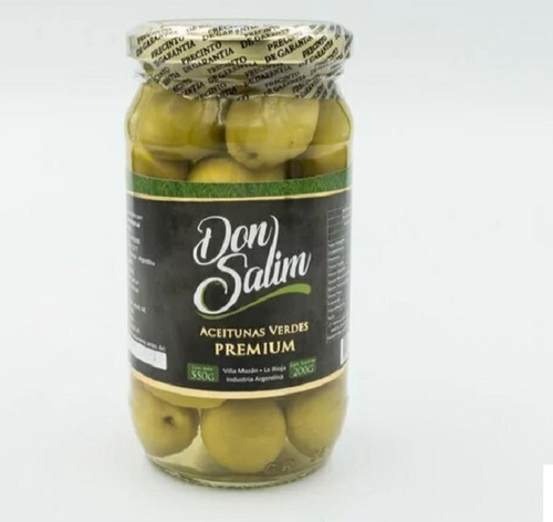 Aceitunas Verdes Premium 5 Und X 200gr Don Salim