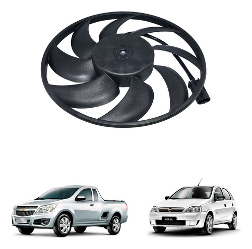 Eletroventilador Fiat Palio Strada Fire Corsa Montana Com Ar