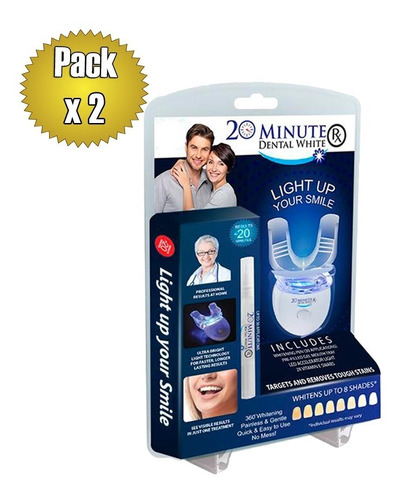 Pack 2 Blanqueador De Dientes En 20 Minute/ Disparocl