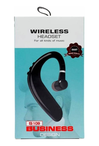 Auriculares Inalámbricos S109 Con Bluetooth - Negro 