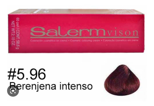 Tinte Salerm 5.96 Prenjena Intenso 60ml Con Su Agua