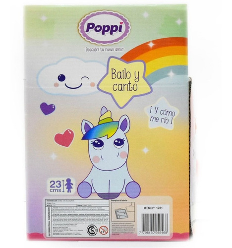 Imagen 6 de 10 de Bebe Poppi Bailo Y Canto Bebote Con Sonido Y Movimiento