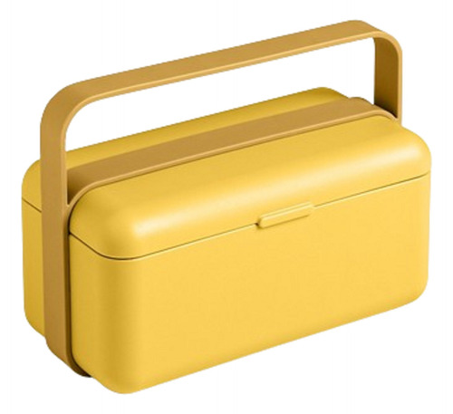 Lunchera Hermetica Contenedor Bauletto Lunchbox S Amarillo