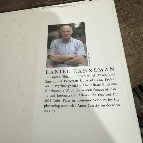 Thinking Fast And Slow Daniel Kahneman Rápido E Devagar Em Inglês (Usado)