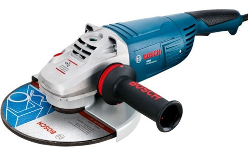Esmeriladora Angular 7 2200 W 8500 Rpm M14 Bosch Color Azul