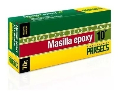 Masilla Epoxy Parsecs 10 Minutos X 70 Gr