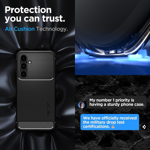 Case 100% Original Spigen Rugged Armor Para Galaxy S23 Fe