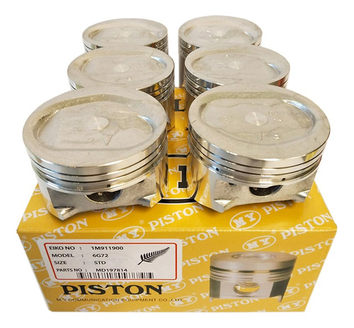 Set Piston Std Hyundai Sonata G6a 1987-1993 91.1mm