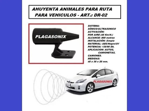 Imagen 2 de 9 de Ahuyenta Animales Vehiculos En Ruta Evita Accidentes Dr-02