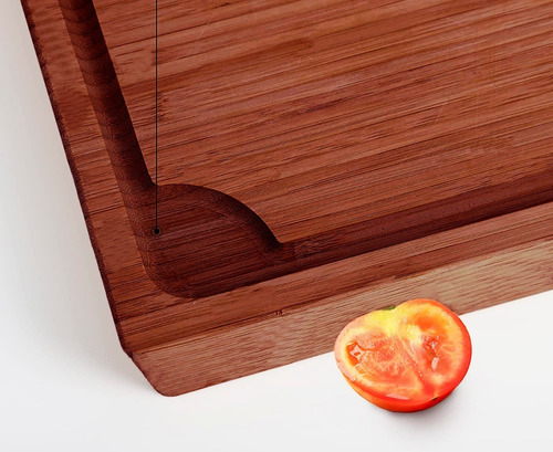 Tabla Picar Y Cortar Carne Verduras De Madera 38 Cm