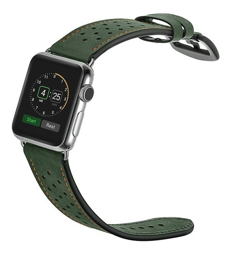 Correa De Piel Para Apple Watch Band Series Ultra Se 8 7 6 5