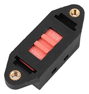 Selector De Voltaje Dpdt Uxcell Ac 110 V A 220 V, 6 Terminal