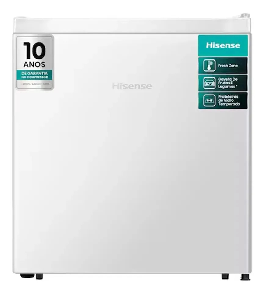 Frigobar Hisense 45 Litros Branco 1 Porta RR58NW