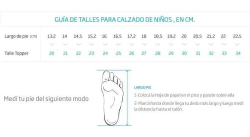 Zapatillas Topper Nova Low Kids Azul Oferta!