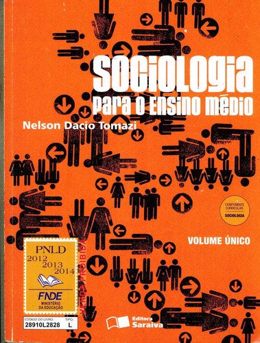 Livro Sociologia Para O Ensino Médio (volume Único) 