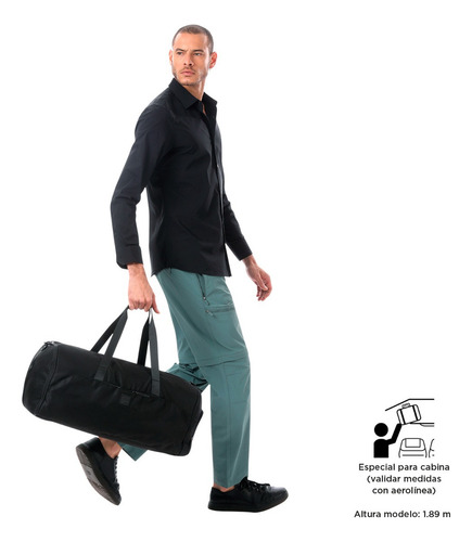 Totto Maleta Deportiva - Bolsa De Viaje | Xl Weekender - A Color Negro Liso