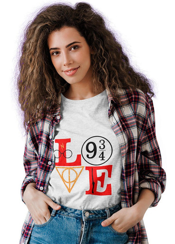 Polera Femenina De Harry Potter-love