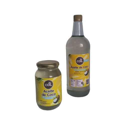 Aceite De Coco Extra Virgen Orgánico Natural Múltiples Usos.