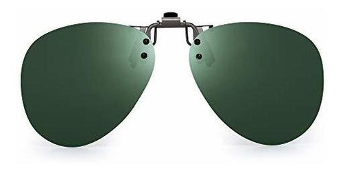 Gafas De Sol - Jm Polarized Clip On Sunglasses Frameless Fli