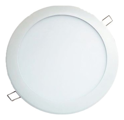 Panel Led 18w Redondo Incrustar 6500k Luz Blanca