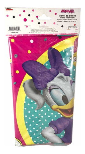 Minnie Mouse Rosa Fiesta P 16 Platos Vasos Serv Mantel Gm6