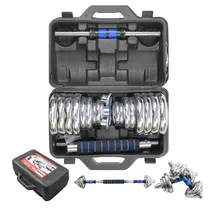 Comprar Kit De Mancuernas Pesas 30kg Profesional Gym En Casa Pesas Con Barra Discos Ejercicio Yim Sports