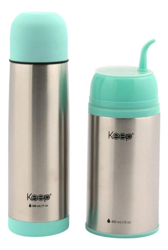 Set Termo Bala + Termo Mate Keep