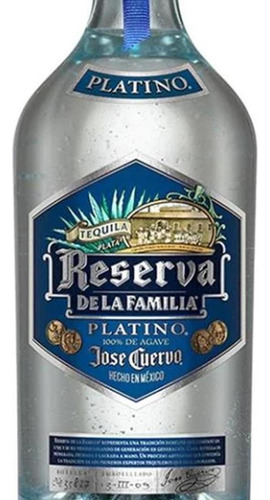 Pack De 2 Tequila Cuervo Res. Fam. Platino Orgánico 750 Ml