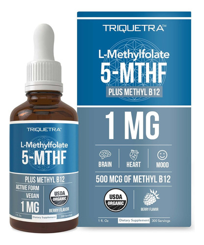 L-metilfolato 5-mthf 1 Mg Triquetra Health 30 Ml