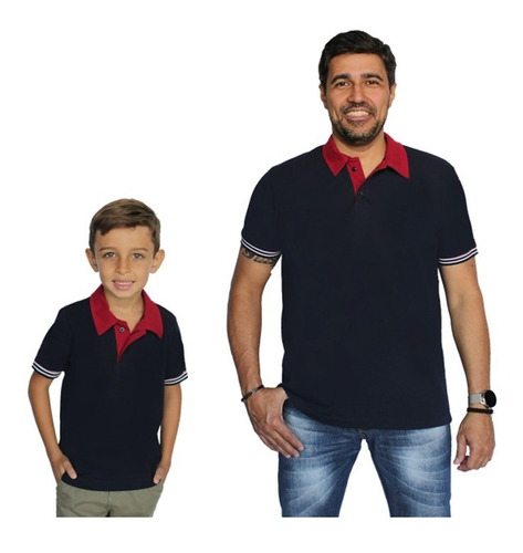 Kit 02 Un Tal Pai Tal Filho Camisa Camiseta Polo Zambelê 1