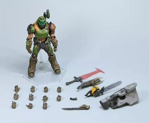 Figura De Juguete Figma Sp-140 Doom Slayer Eternal Action
