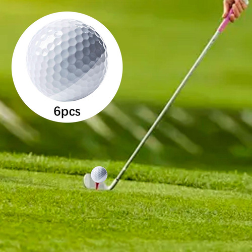 6 Pelotas De Golf, Pelota De Práctica De Golf, Pelota De