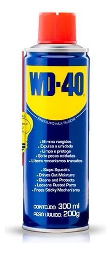 Wd40 Spray Produto Multiusos Desengripa 300ml 45 Unidades