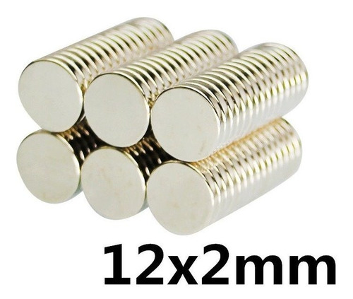 Imanes Neodimio 100 Pcs De 12 X 2mm (envíos Gratis)