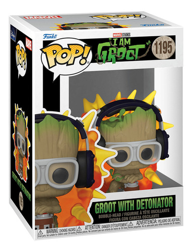 Funko Pop! #1195 - I Am Groot: Groot With Detonator