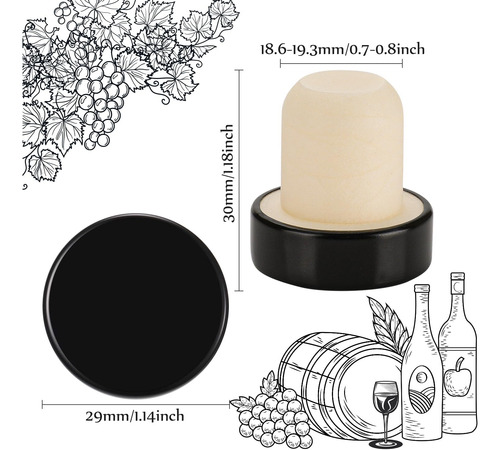 Wine Bottle Corks T Shaped Cork Plugs For Wine Cork Wine Sto