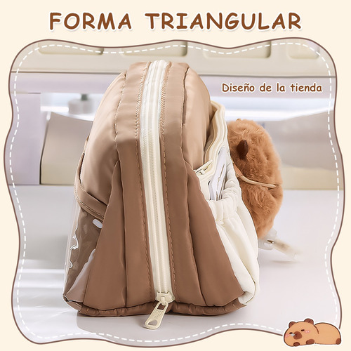 Estuche Infantil Capybara Multicapa Con Compartimentos