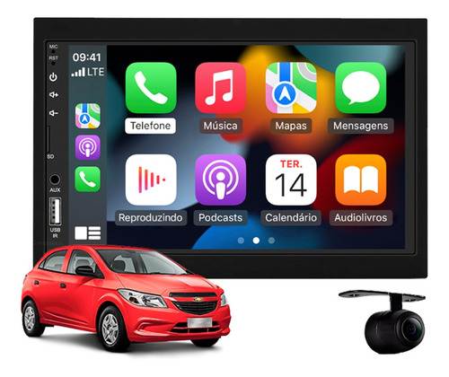 Central Multimidia Apple Carplay Chevrolet Onix 2013 2014