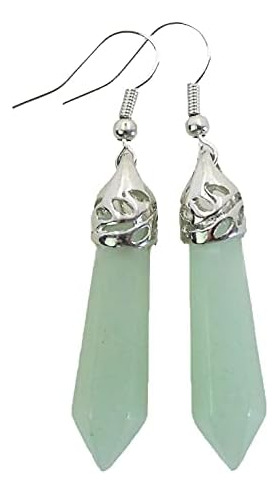 Pendientes De Jade Para Mujer Pendientes De Jade Verde Pendi