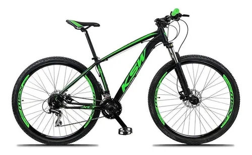 Bicicleta Aro 29 Ksw 27 Marchas Shimano Freio Hidraulico k7