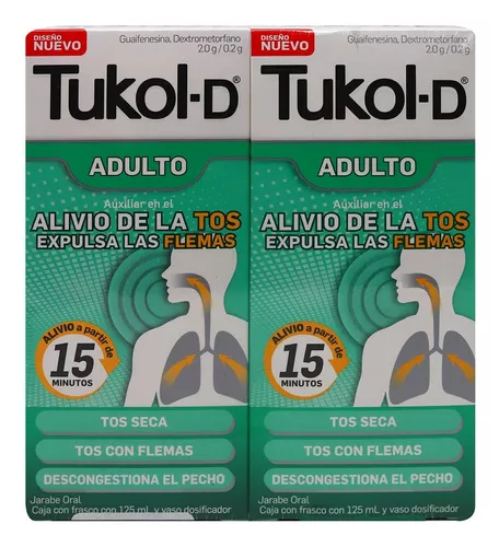 Tukol-D Adulto Miel Jarabe para la Tos y Flemas 125 ml