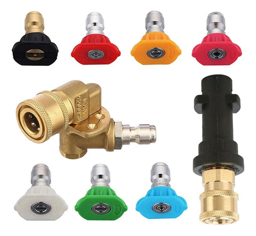 Kit De Adaptador De Lavado A Presión Profesional, Puntas De