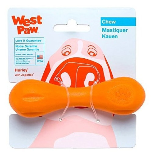 West Paw Zogoflex Hurley Hueso De Perro Chew Toy Flotables J