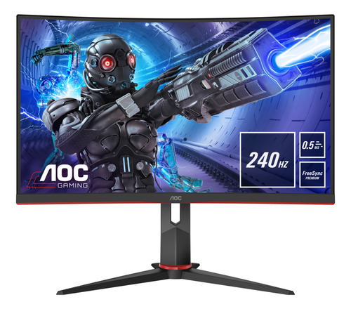 Monitor Gamer Aoc C27g2z 27 Curvo 240hz 0.5ms W-led 2x Hdm