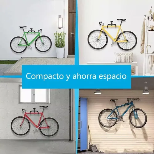 Soporte Para Bicicleta Doble Gancho Porta Bicicleta De Pared