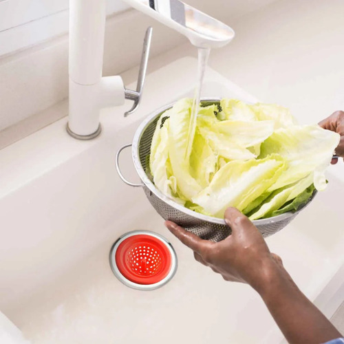 Para Filtro De Cocina/baño Fregadero/desagüe Silicona