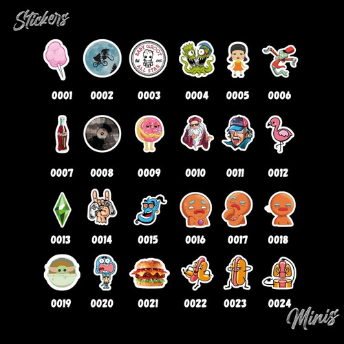 Imagen 2 de 8 de Sticker (calcomanías Para Laptop, Tablet, Celular, Libreta)