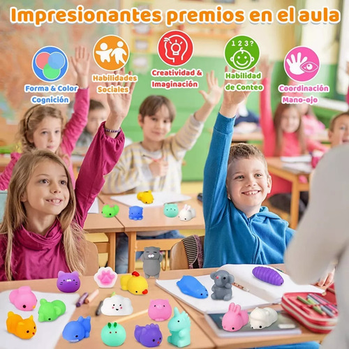 100 Escuichi Squishy Barato Kawaii Antiestres Mochi Juguete